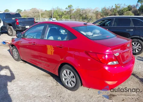 2016 Hyundai Accent Se из США, поврежденный, VIN KMHCT4AE7GU970688